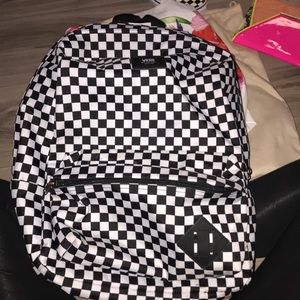 vans book bag , lightly worn